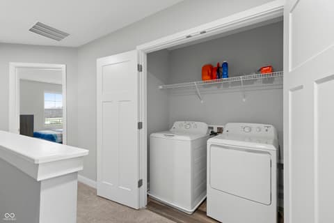 Laundry room at 4541 Pennsy Way, Brownsburg, IN