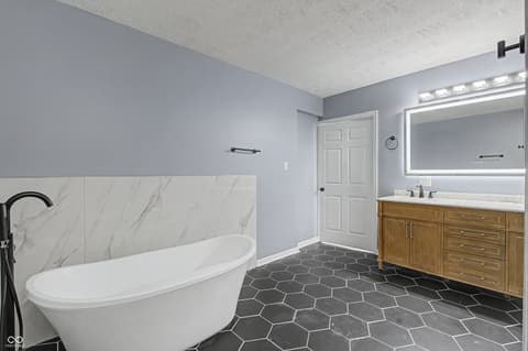 Bathroom at 409 N Walnut Street, Alexandria, IN