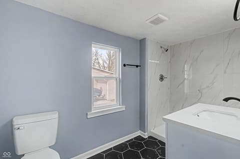 Bathroom at 409 N Walnut Street, Alexandria, IN