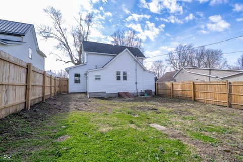 Backyard at 409 N Walnut Street, Alexandria, IN