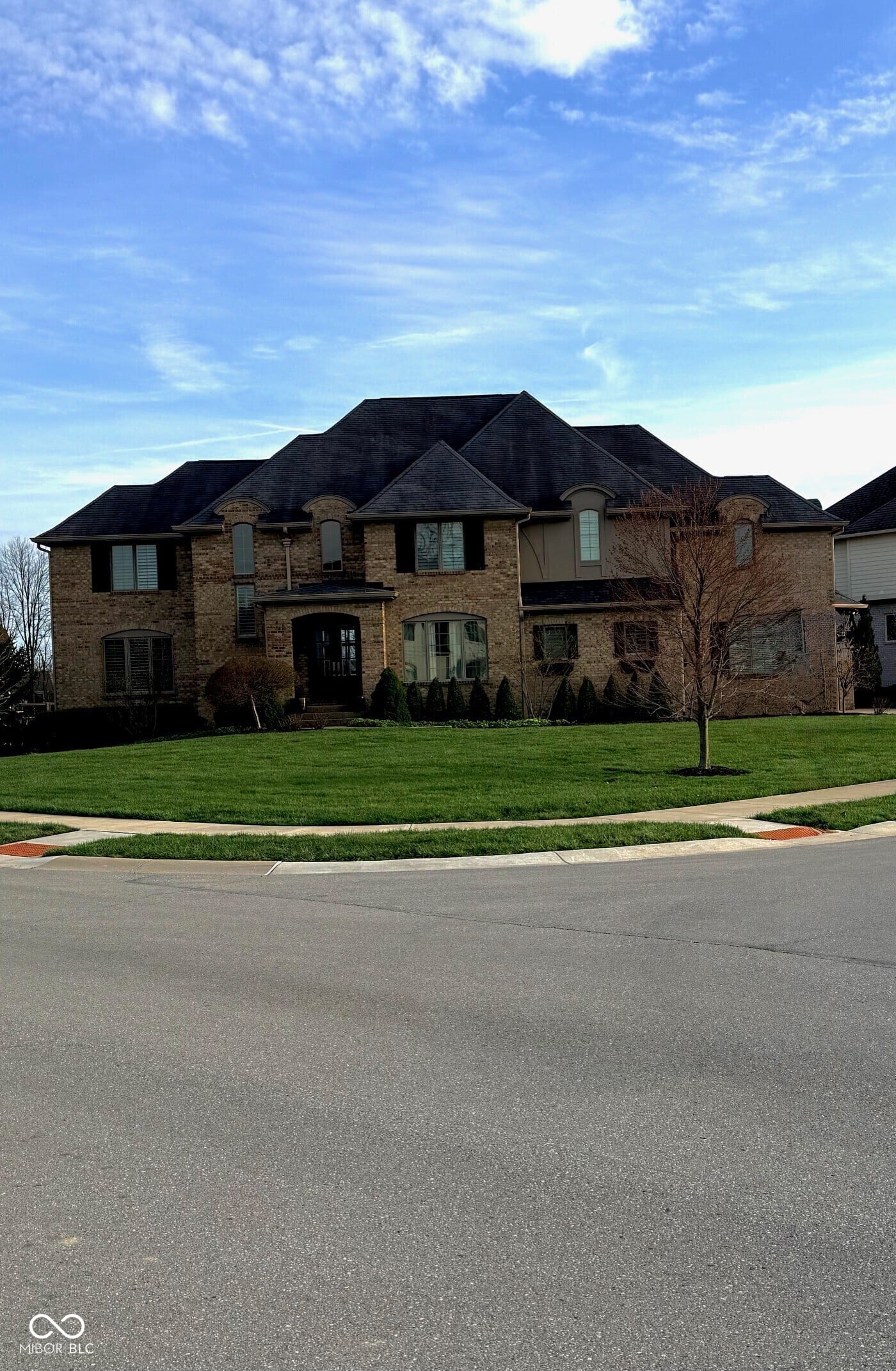 Front exterior at 10515 Roxley Bend, Carmel, IN