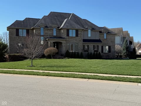 Front exterior at 10515 Roxley Bend, Carmel, IN