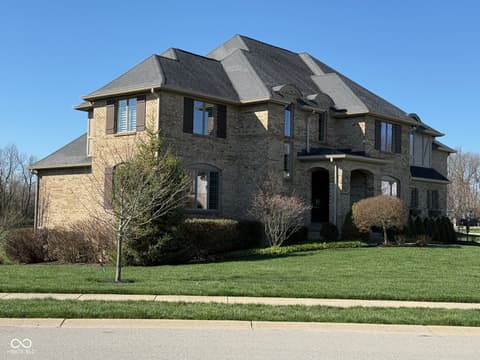Front exterior at 10515 Roxley Bend, Carmel, IN