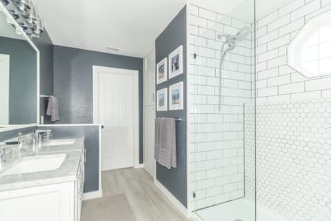 Primary bathroom at 10320 Alexia Drive, Indianapolis, IN