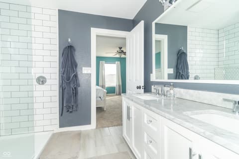 Primary bathroom at 10320 Alexia Drive, Indianapolis, IN