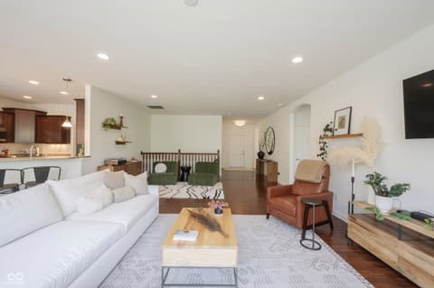 Living room at 7401 Cassilly Court, Indianapolis, IN