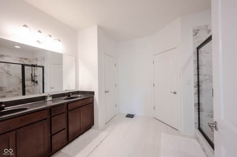Bathroom at 7401 Cassilly Court, Indianapolis, IN