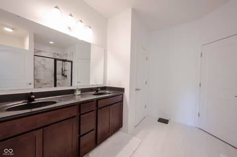 Bathroom at 7401 Cassilly Court, Indianapolis, IN