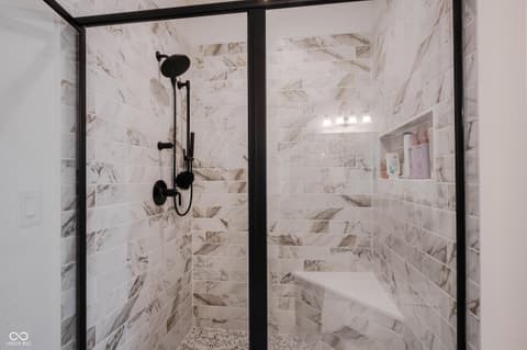 Bathroom at 7401 Cassilly Court, Indianapolis, IN