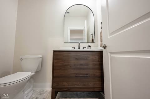 Bathroom at 7401 Cassilly Court, Indianapolis, IN