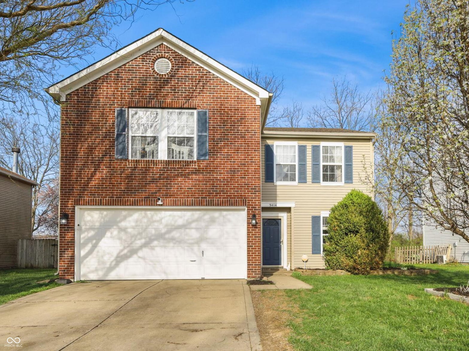 Front exterior at 3414 Carica Drive, Indianapolis, IN