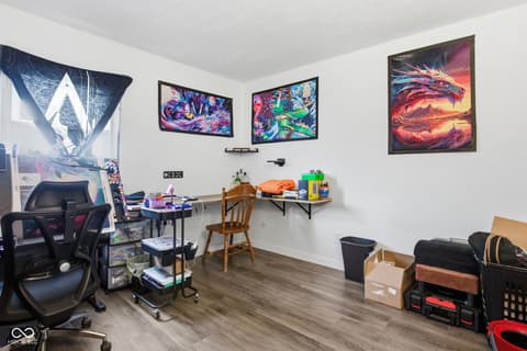 Home office at 1409 Geri Drive, Lebanon, IN