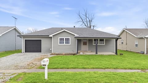 Front exterior at 1409 Geri Drive, Lebanon, IN