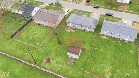 Aerial view at 1409 Geri Drive, Lebanon, IN