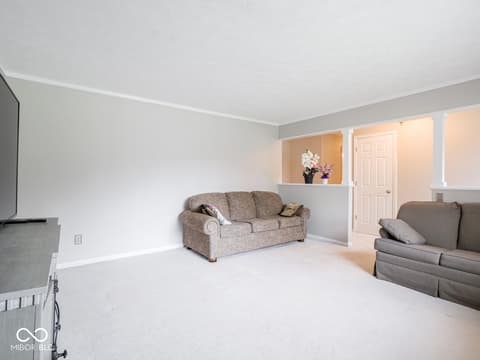 Living room at 6414 Marble Lane, Indianapolis, IN
