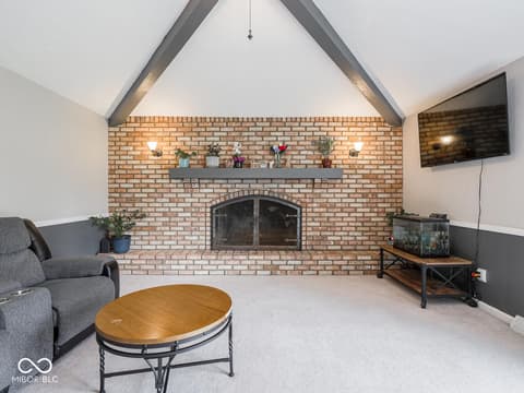 Living room at 6414 Marble Lane, Indianapolis, IN