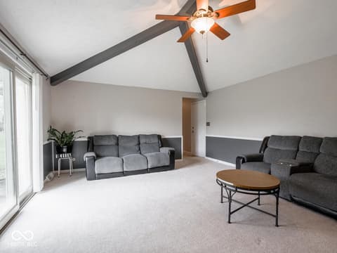 Living room at 6414 Marble Lane, Indianapolis, IN