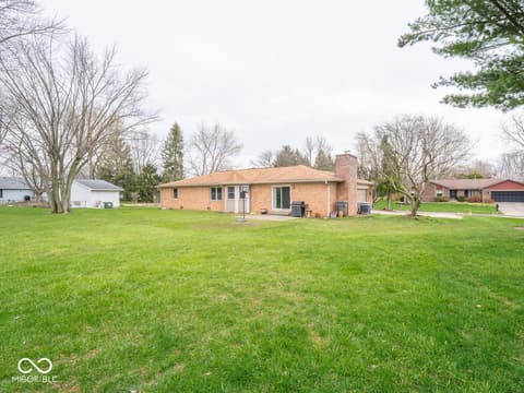 Backyard at 6414 Marble Lane, Indianapolis, IN