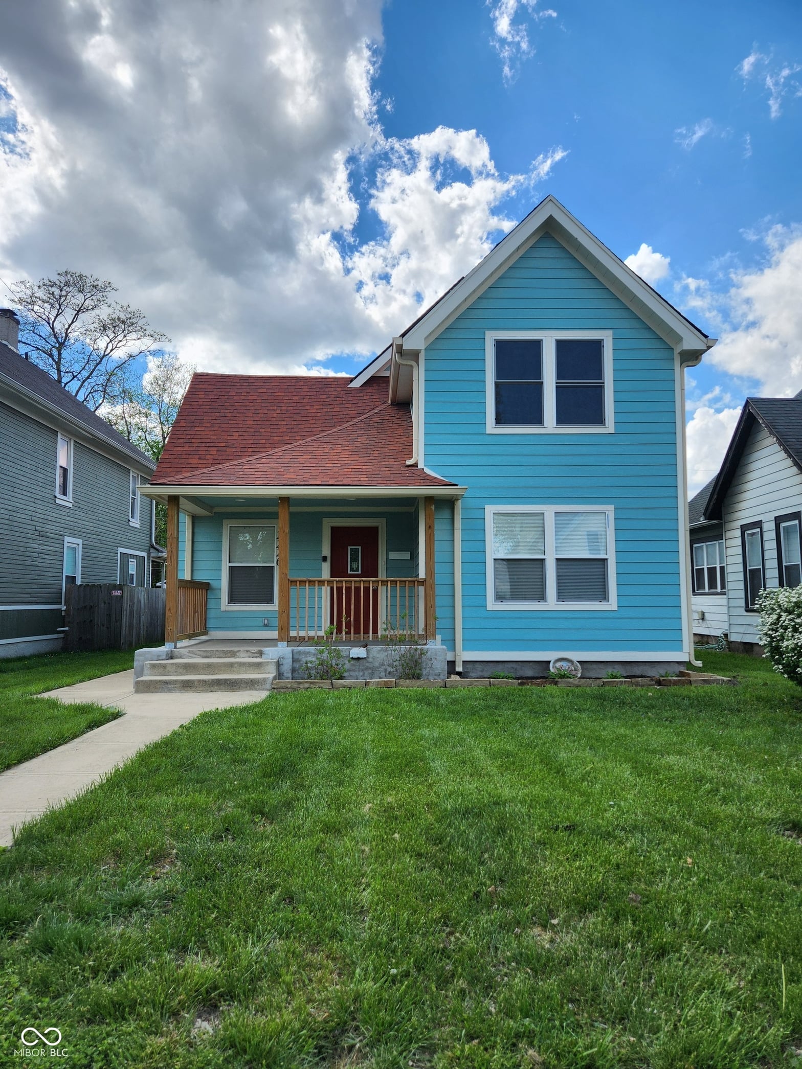 Front exterior at 2226 Bellefontaine Street, Indianapolis, IN