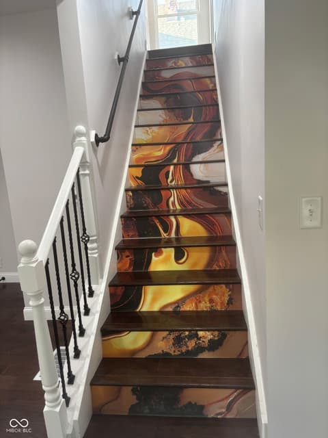 Stairs — 2226 Bellefontaine Street, Indianapolis, IN