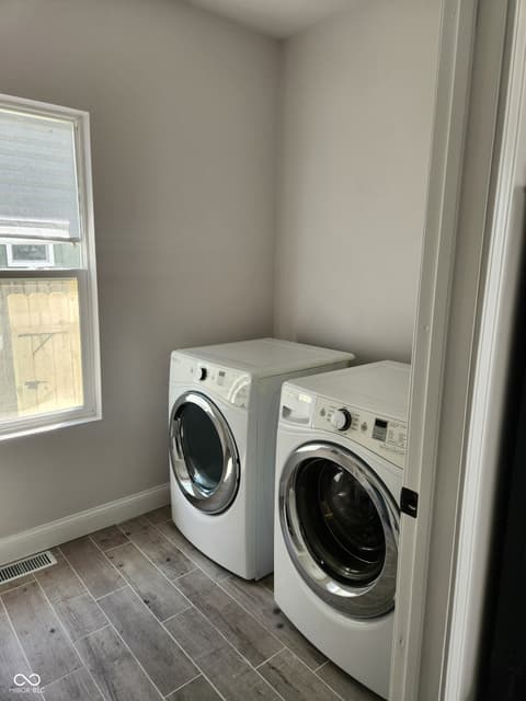Laundry room at 2226 Bellefontaine Street, Indianapolis, IN