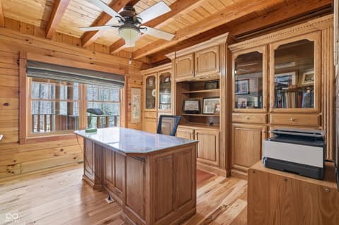 Home office at 2901 N Pierce Drive, Solsberry, IN