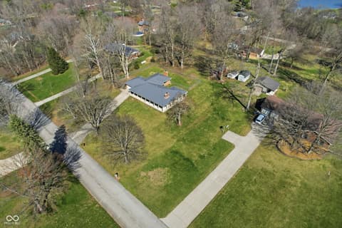 Aerial view at 5634 N Quail Lane, Middletown, IN