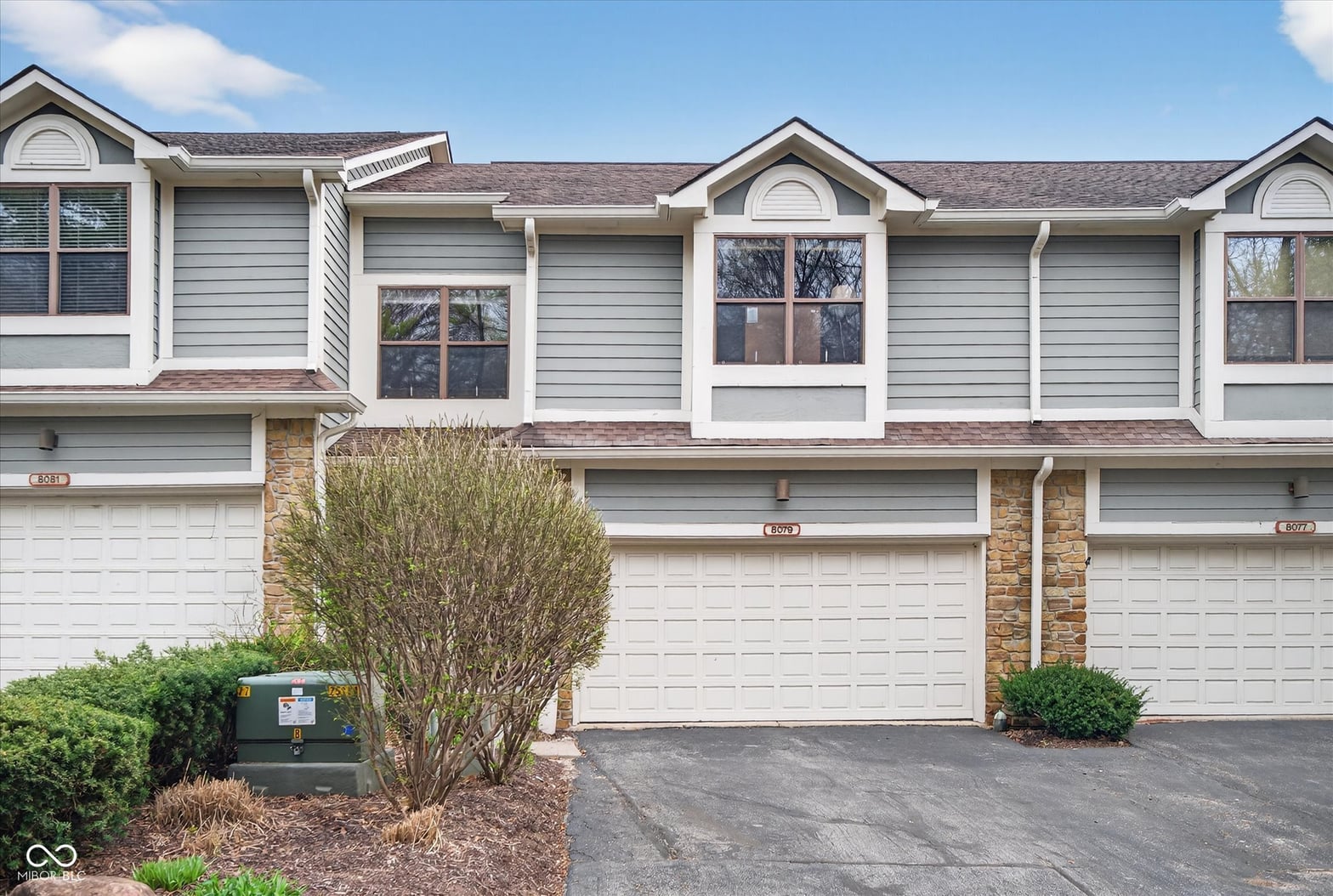 Front exterior at 8079 Lower Bay Lane, Indianapolis, IN
