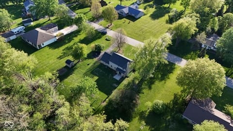 Aerial view at 106 Bays Drive, Noblesville, IN