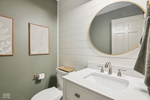 Bathroom at 649 Hamlet Drive, Avon, IN