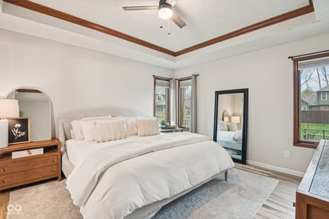 Primary bedroom at 649 Hamlet Drive, Avon, IN