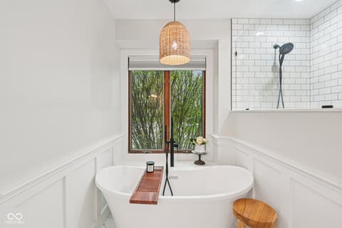 Primary bathroom at 649 Hamlet Drive, Avon, IN