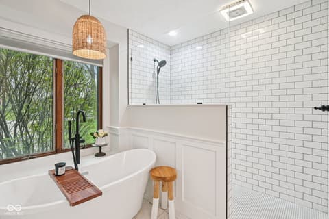 Primary bathroom at 649 Hamlet Drive, Avon, IN