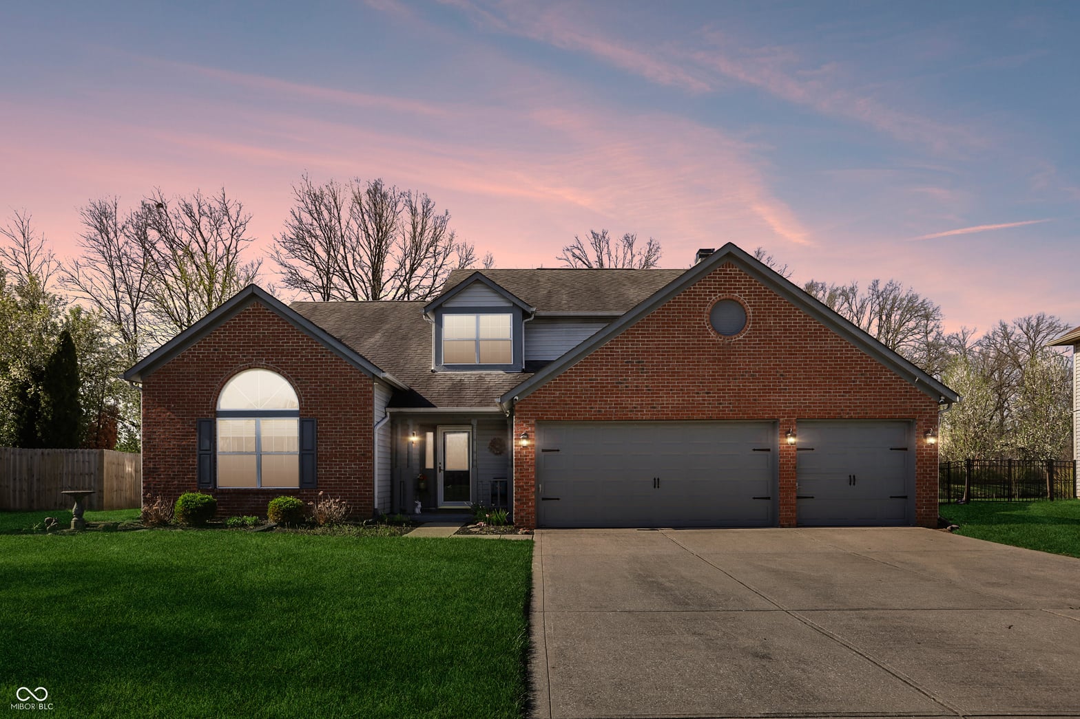 Front exterior at 8635 Eagles Nest Drive, Avon, IN