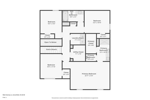 Floor Plan — 1862 Downey Lane, Greenfield, IN