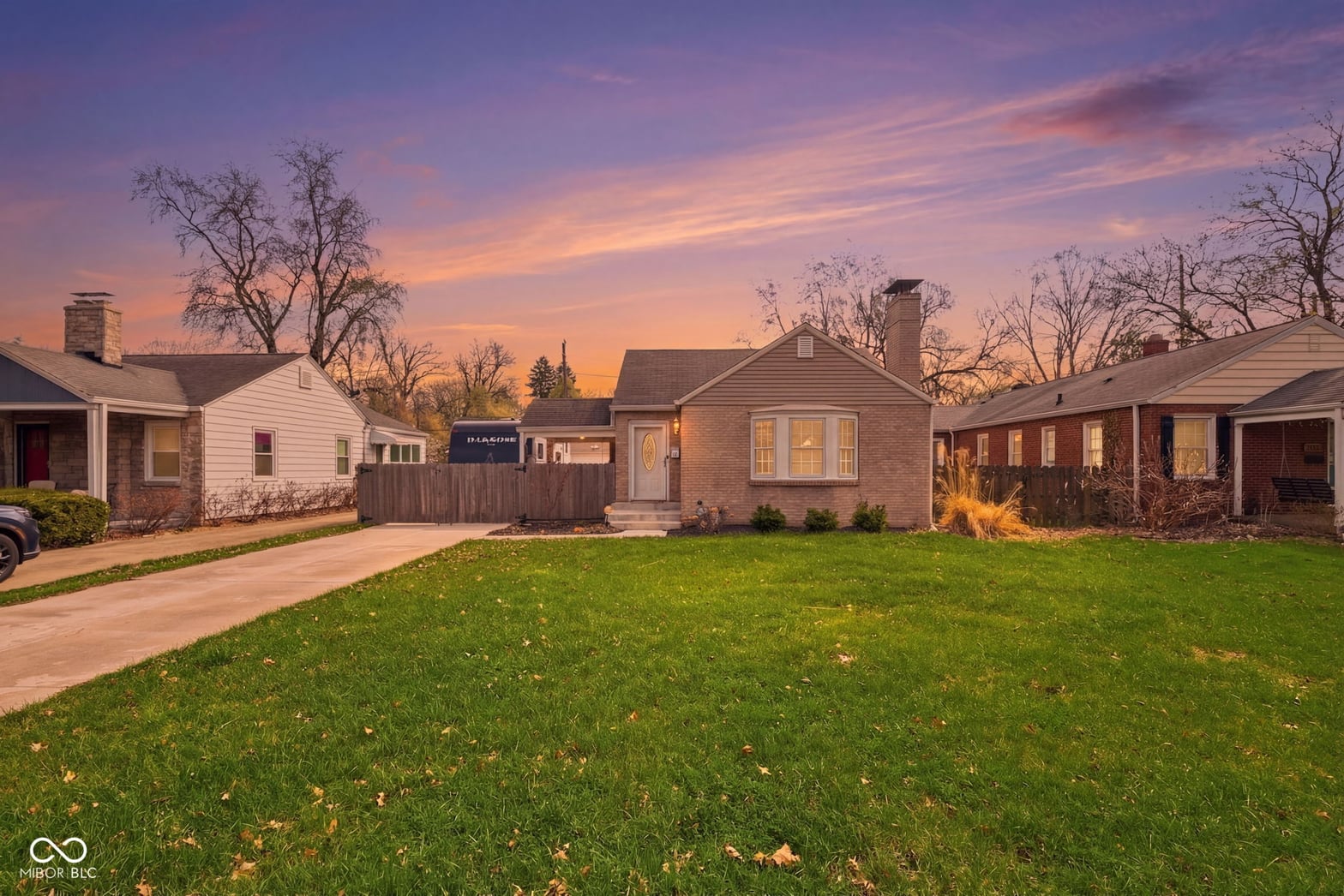 Front exterior at 5409 Indianola Avenue, Indianapolis, IN