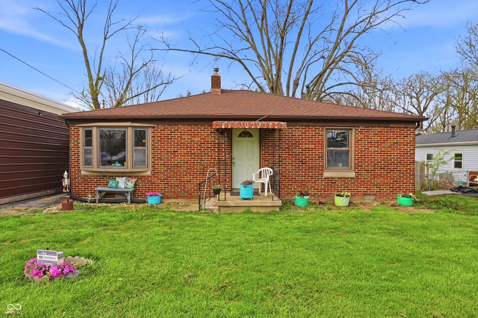Front exterior at 6330 E Raymond Street, Indianapolis, IN