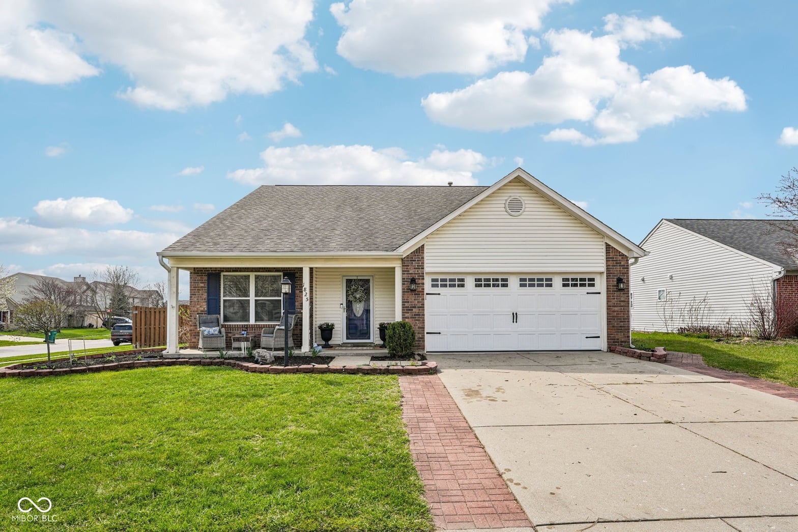 Front exterior at 1825 Clover Lane, Lebanon, IN