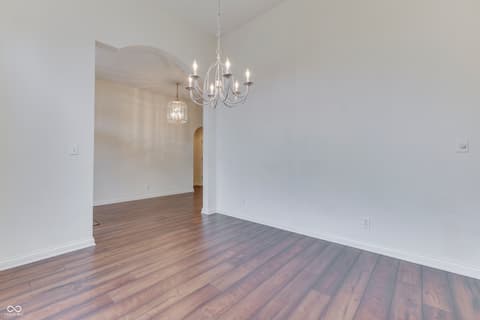 Dining room at 3978 Brockton Manor South Drive, Greenwood, IN