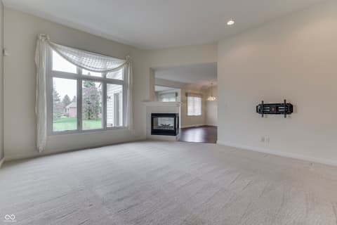 Living room at 3978 Brockton Manor South Drive, Greenwood, IN