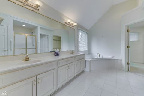 Primary bathroom at 3978 Brockton Manor South Drive, Greenwood, IN