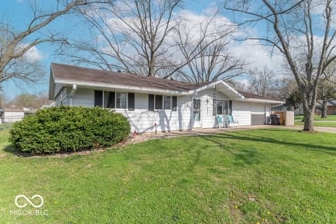 Front exterior at 1204 Dusty Trail, Greenwood, IN