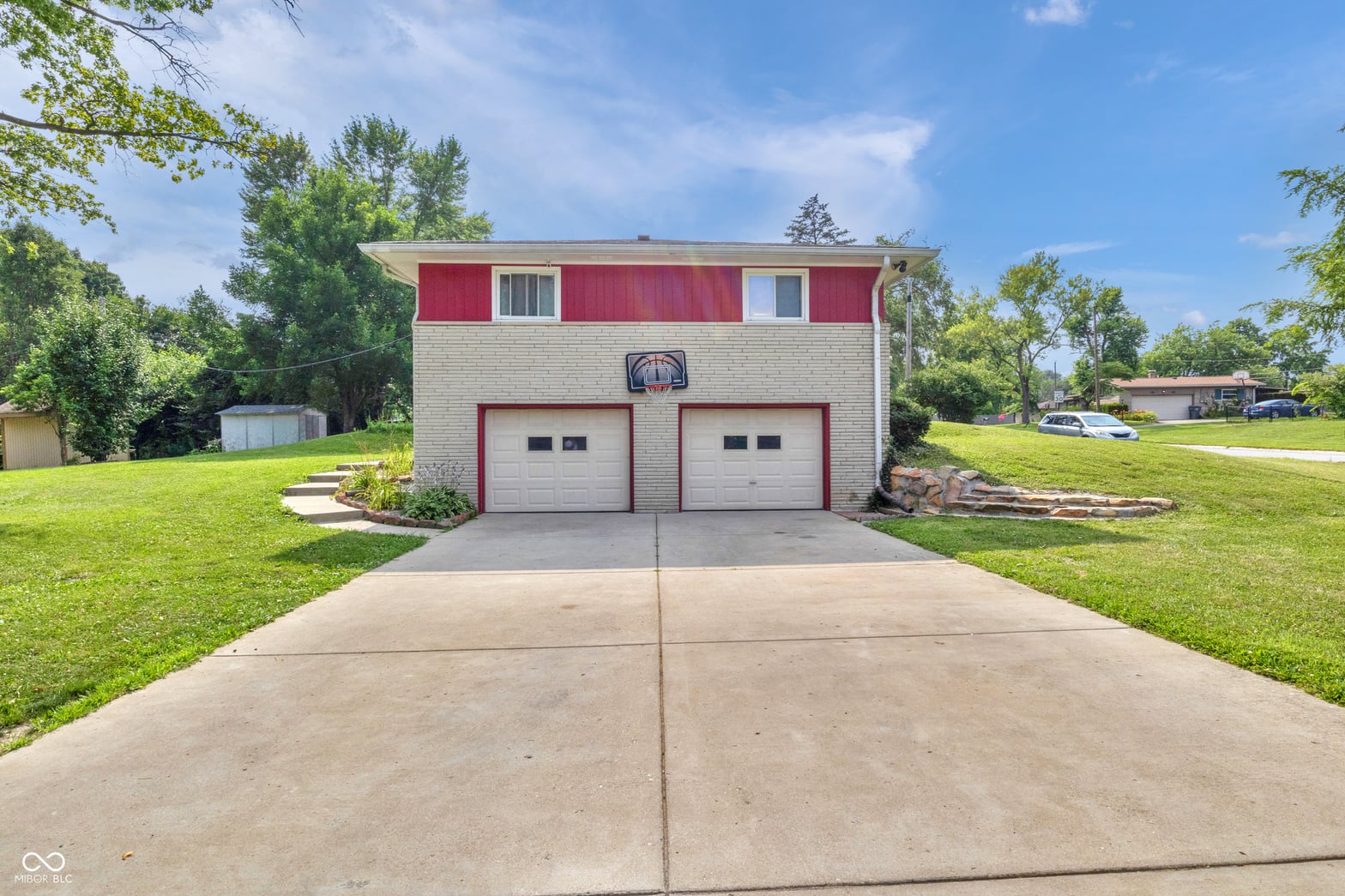 Front exterior at 157 E Hill Valley Drive, Indianapolis, IN