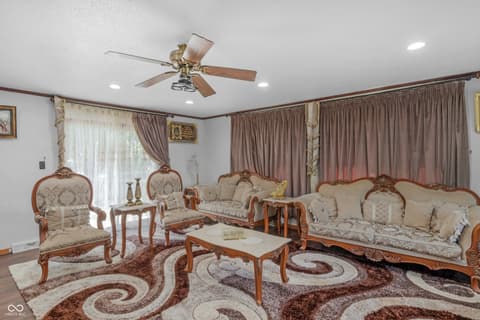 Living room at 157 E Hill Valley Drive, Indianapolis, IN