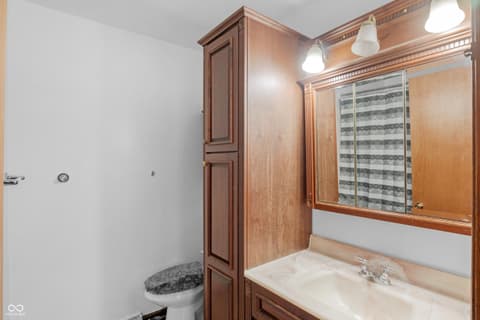 Bathroom at 157 E Hill Valley Drive, Indianapolis, IN