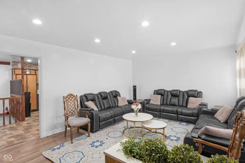 Living room at 157 E Hill Valley Drive, Indianapolis, IN