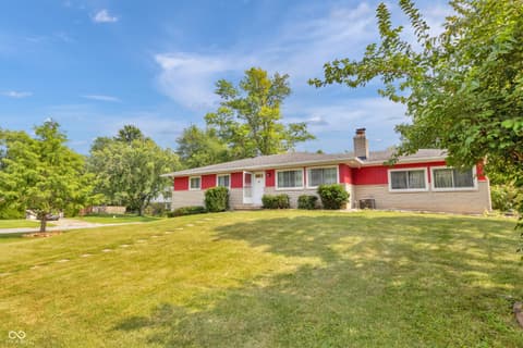 Front exterior at 157 E Hill Valley Drive, Indianapolis, IN