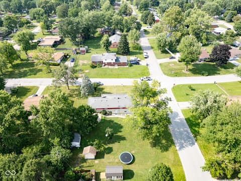 Aerial view at 157 E Hill Valley Drive, Indianapolis, IN