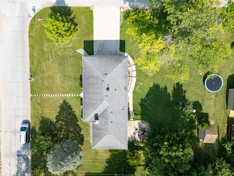 Aerial view at 157 E Hill Valley Drive, Indianapolis, IN