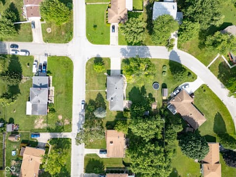 Aerial view at 157 E Hill Valley Drive, Indianapolis, IN